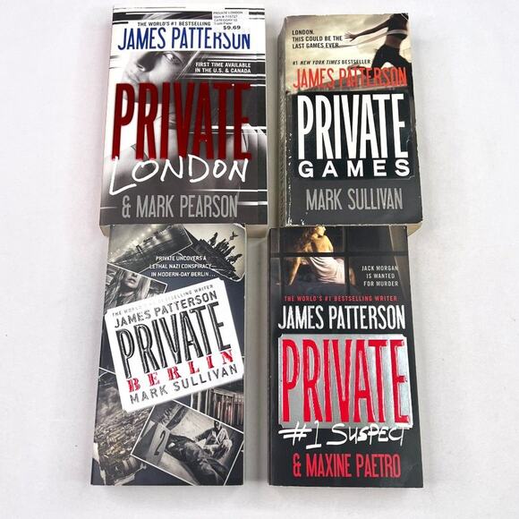 James Patterson Private Paperback Lot - Picture 1 of 7